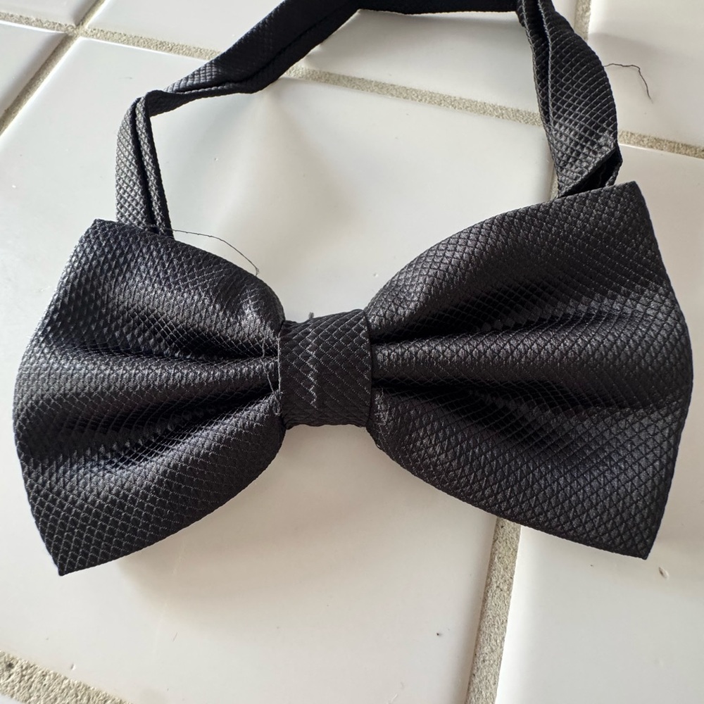 Elegant Black Bow Tie
